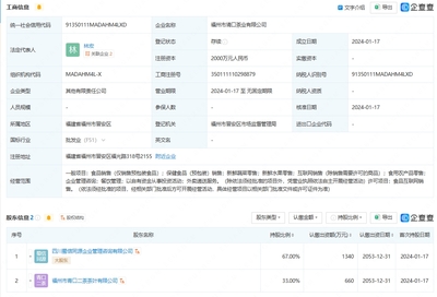 茶百道福州新布局 成立茶业公司 深化外卖递送服务新篇章